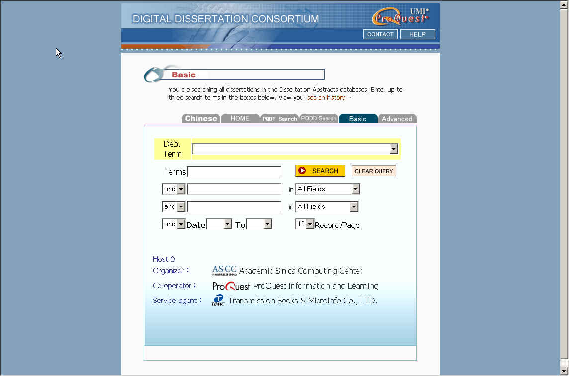 Digital dissertation proquest