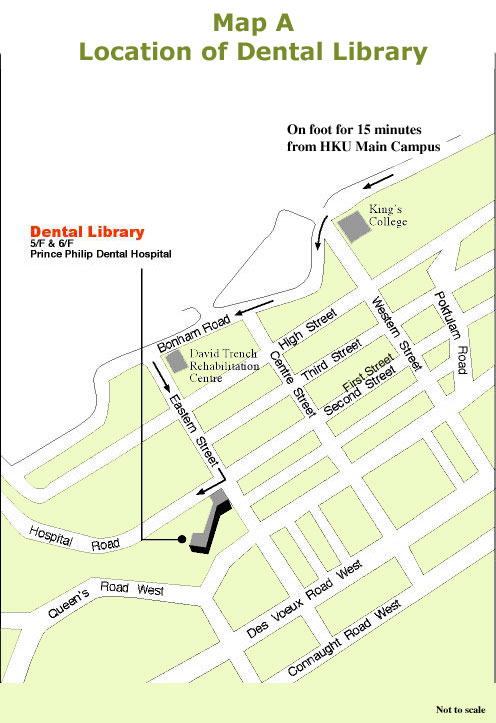 Map of Dental Library