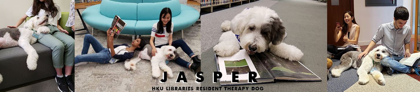 Banner for resident therapy dog