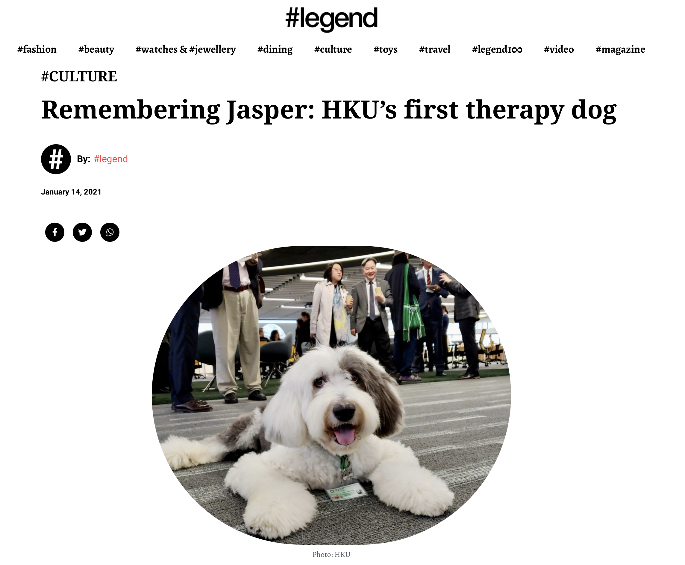 Remembering Jasper