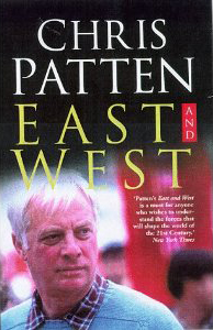 Book cover of East and West by Chris Patten