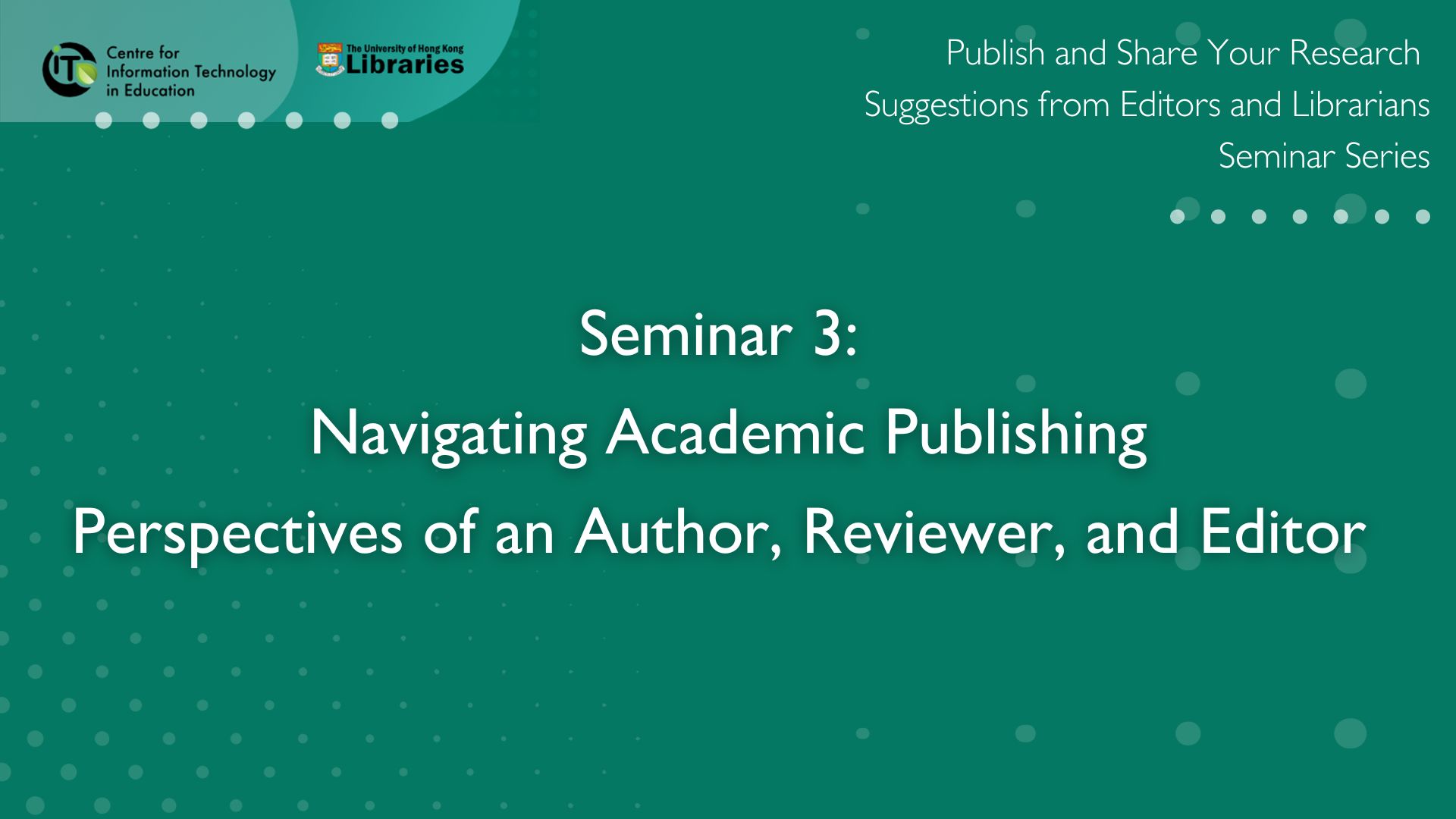 Navigating Academic Publishing: Perspectives of an Author, Reviewer, and Editor