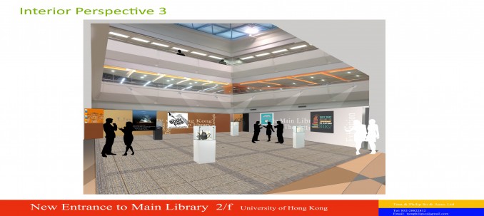 Idea for Main Library new entrance at 2/F