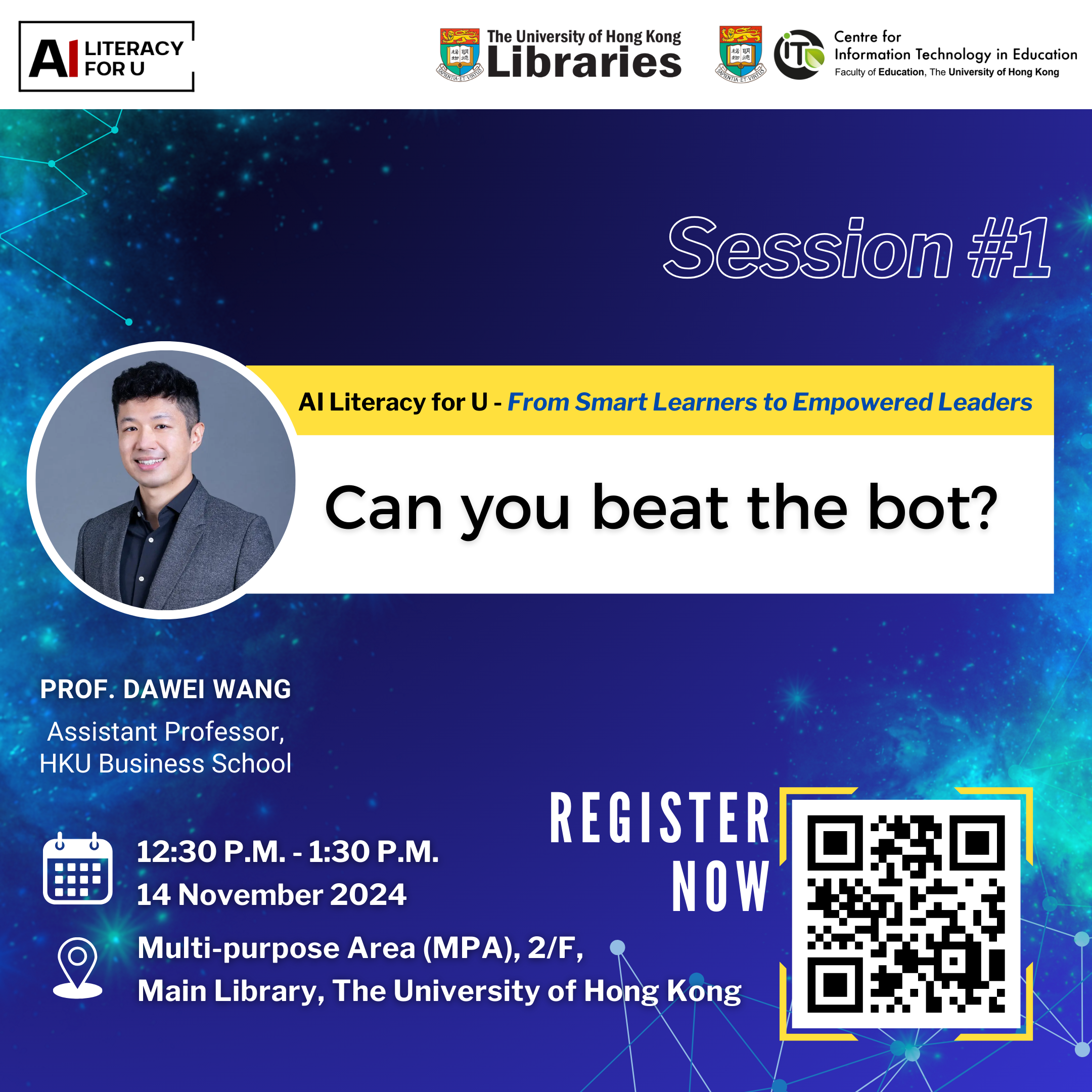 AI Literacy for U: From Smart Learners to Empowered Leaders - Can you beat the bot?