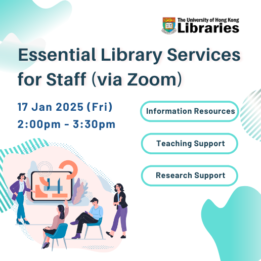 2024-2025_Essential library services for HKU staff_web banner