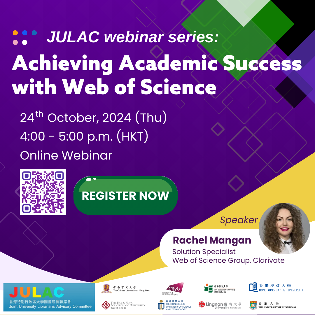 20241024_JULAC webinar_Web of Science_Social media