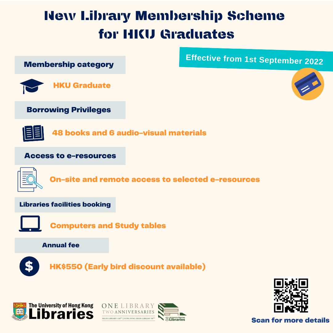 New Library Membership Scheme for HKU Graduates