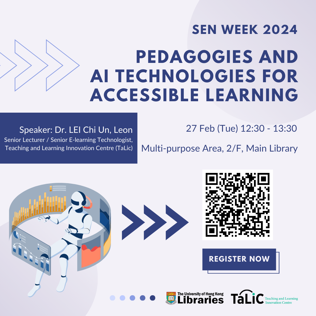 SEN Week 2024_Pedagogies and AI Technologies for Accessible Learning